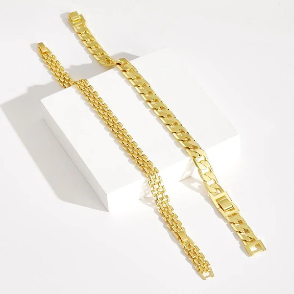 The Chunky Link Anklet Set — photo 5