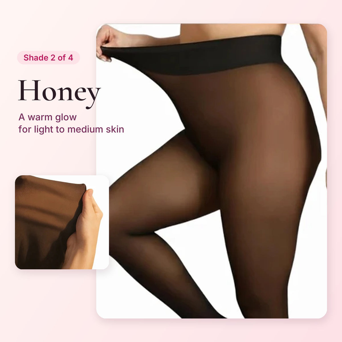 This Fleece Tights in Honey