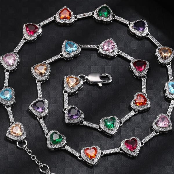 The Rainbow Heart Necklace — photo 3