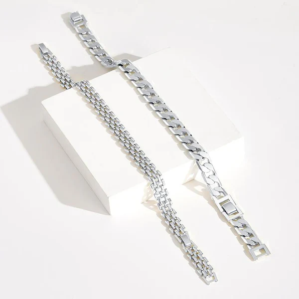 The Chunky Link Anklet Set — photo 6