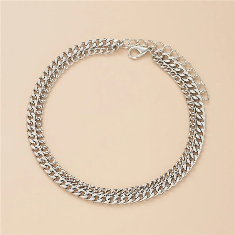 The Thick & Thin Anklet Set — photo 6