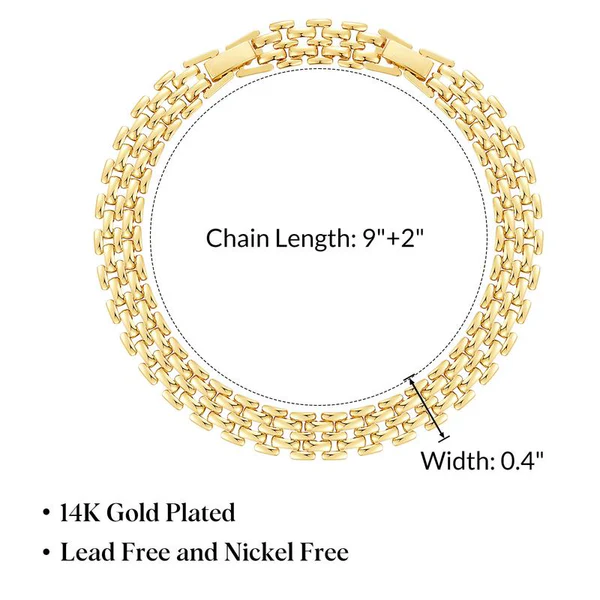 The Chunky Link Anklet Set — photo 13